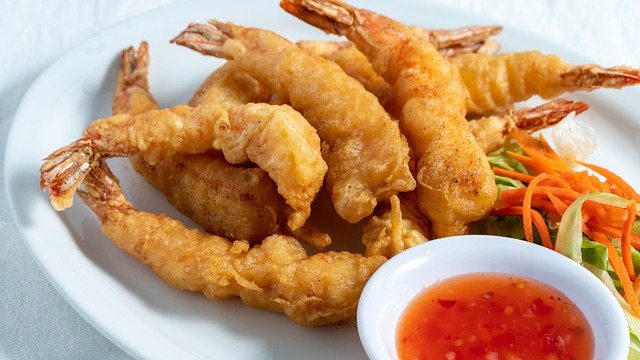 Fritura Mista di Peixe e Verdura (Tempura)